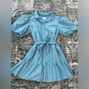 Society Social X Crown Ivy - Puff-Sleeve Mini Dress